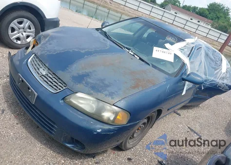 2002 Nissan Sentra Gxe z USA, uszkodzony, nr VIN 3N1CB51D22L689649